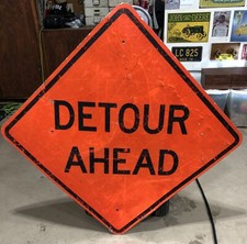 Vintage detour ahead for sale  Wadsworth
