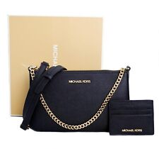 Michael Kors Torba Torba na ramię Jet Set Travel MD Chain + Etui na karty Skóra Nowa na sprzedaż  Wysyłka do Poland