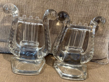 Pair clear glass for sale  North Billerica
