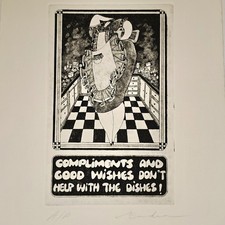 Jorge sendra etching for sale  Georgetown
