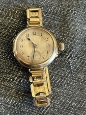 Antique gold wristwatch for sale  BELFAST