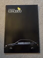 Honda concerto brochure for sale  FARNHAM