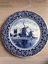Delfter wandteller handbemalt gebraucht kaufen  Mannheim
