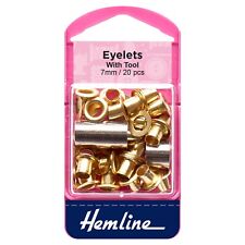 Hemline eyelets 7mm for sale  STOKE-ON-TRENT