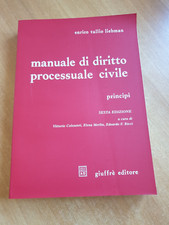 Manuale diritto processuale usato  San Lorenzo Nuovo