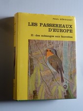 Paul géroudet passereaux d'occasion Paul géroudet passereaux d'occasion  Aigueperse