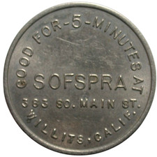 Willits sofspra coin for sale  Watsonville