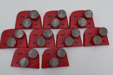 Pacote com 9 discos de moagem trapezoidais para moedor de concreto aparafusado 30/40# grão comprar usado  Enviando para Brazil