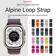 Pulseira de relógio de náilon trançada Alpine Loopback para iPhone 98765432 38/40/42/;44/49mm, usado comprar usado  Enviando para Brazil