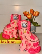 Modern pink staffordshire for sale  Durham