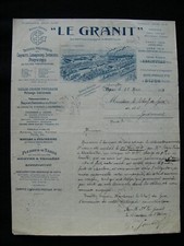 1921 facture lettre d'occasion  Lens