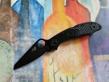 Spyderco salt black for sale  New Holland