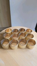 Gold napkin rings for sale  BIRMINGHAM