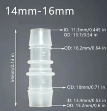 14mm 16mm schlauchadapter gebraucht kaufen  Reutlingen