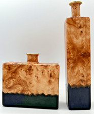 Vasos de cerâmica Yapacunchi Equador cerâmica Julio Montesinos lote assinado de 2, usado comprar usado  Enviando para Brazil
