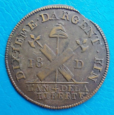 Revolução, moeda fiduciária, 18 negadores 1792 ano IV, Tn4, 26 comprar usado  Enviando para Brazil