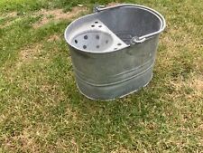 Vintage galvanised mop for sale  BETCHWORTH