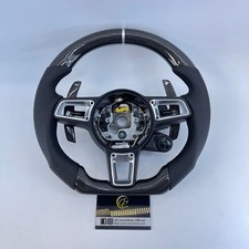 Usado, Volante/Alcantara de fibra de carbono fosco real para Porsche 991.2 911 718 GT3 comprar usado  Enviando para Brazil