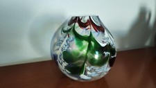 Bunte glasvase transparent gebraucht kaufen  Hanau