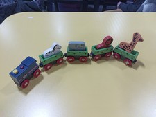 Wooden animal train for sale  Clinton