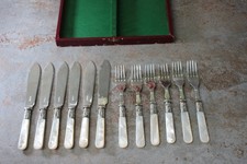 Fischbesteck set schatulle gebraucht kaufen  Heusenstamm