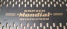 Röhrenradio rückwand kapsch gebraucht kaufen  Mittenwald