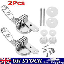Pair chrome toilet for sale  DUNSTABLE