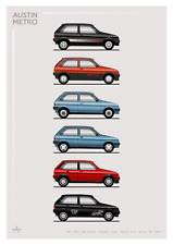 Poster austin metro for sale  SWINDON