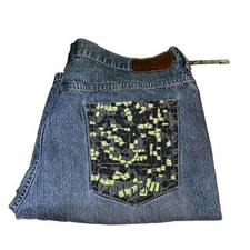 Jeans vintage Phat Farm tamanho 38x33 perna larga folgada anos 90 grunge Y2K hip hop masculino comprar usado Jeans vintage Phat Farm tamanho 38x33 perna larga folgada anos 90 grunge Y2K hip hop masculino comprar usado  Enviando para Brazil