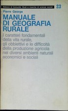 Manuale geografia rurale usato  Italia