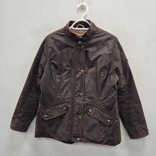 Usado, Jaqueta impermeável Barbour Oxer marrom cera algodão country tamanho UK 16 comprar usado  Enviando para Brazil