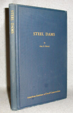 Antique Construction Engineering Book Steel Dams Hovey FDR New Deal Era 1935 comprar usado  Enviando para Brazil