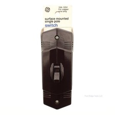 Interruptor de alavanca de poste único GE marrom montagem em superfície 10A 125V apenas para fio de cobre comprar usado  Enviando para Brazil