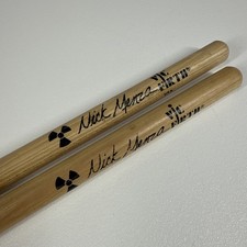 NICK MENZA Palco Concerto Usado Anos 90 Baquetas MEGADETH Baterista Vic Firth EUA comprar usado  Enviando para Brazil