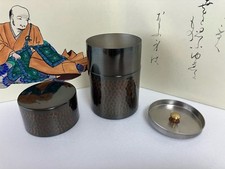 Utensílios de cerimônia Mizusho Tea Canister cobre Takaoka comprar usado  Enviando para Brazil