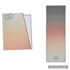 CALIA Multicolor Ombré Logotipo Sem Deslizamento Tapete de Yoga Toalha Microfibra 68” X 24” comprar usado  Enviando para Brazil