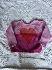 Suéter vintage Baby Gap coração feminino tamanho 6-12 meses início dos anos 200’ comprar usado  Enviando para Brazil