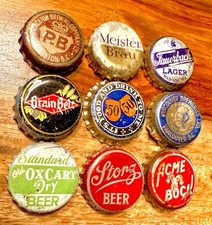 LOTE 9 COROAS DE CORTIÇA VINTAGE PRINCETON 50-50 ACME STORZ CARRINHO DE BOI VANCOUVER comprar usado  Enviando para Brazil