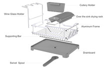 Aluminum dish drying for sale  Orem