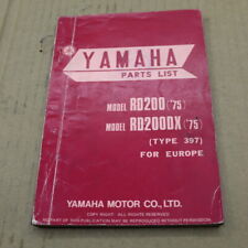 Parts list yamaha d'occasion  Neuilly-en-Thelle