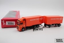 Caminhão reboque Herpa Volvo FH12 carroceria de troca "Gebrüder Weiss" 151160 1:87 /H23078, usado comprar usado  Enviando para Brazil
