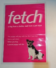 Vintage poster fetch for sale  REDDITCH