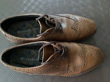 Tan brogue shoes for sale  ANDOVER