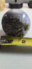 Grape agate sphere for sale  Clever