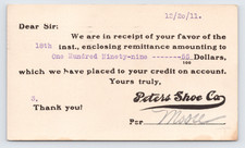Cartão postal 1911 Peters Shoe Co. St. Louis MO fabricação por atacado de calçados comprar usado Cartão postal 1911 Peters Shoe Co. St. Louis MO fabricação por atacado de calçados comprar usado  Enviando para Brazil