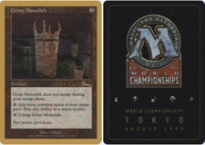Grim Monolith - Kai Budde - 1999 ~ Campeonato Mundial Muito Jogado J MTG Magic, usado comprar usado  Enviando para Brazil