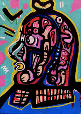 Hasworld acrylic unframed for sale Hasworld acrylic unframed for sale  LONDON