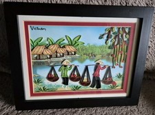 Framed vietnam paper for sale  BLACKPOOL