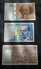 Lot billets francs d'occasion  Le Vésinet