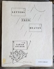 Sarah snyder letters for sale  Birmingham
